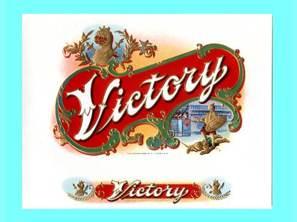 Victory Gladiator Inner Cigar Box label