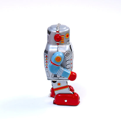Walking Sparks Tin Robot