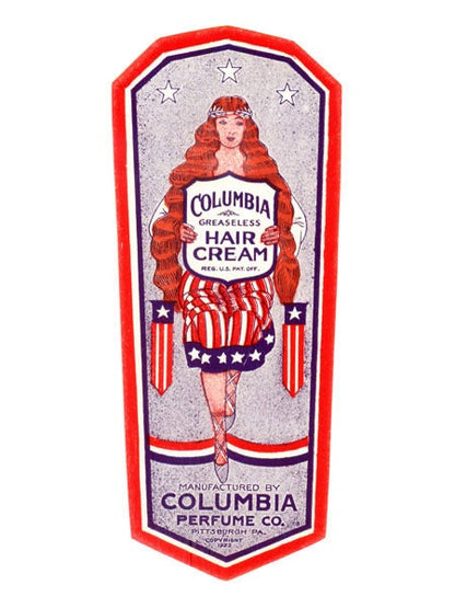 Columbia Hair Cream Beauty Label