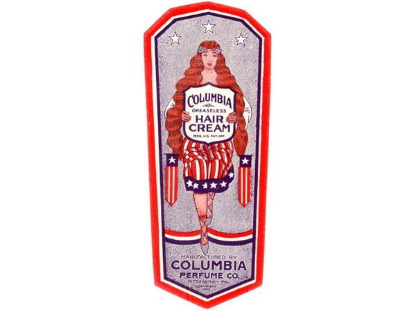 Columbia Hair Cream Beauty Label