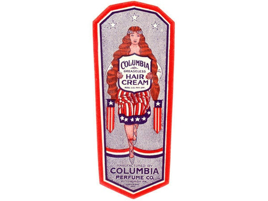 Columbia Hair Cream Beauty Label